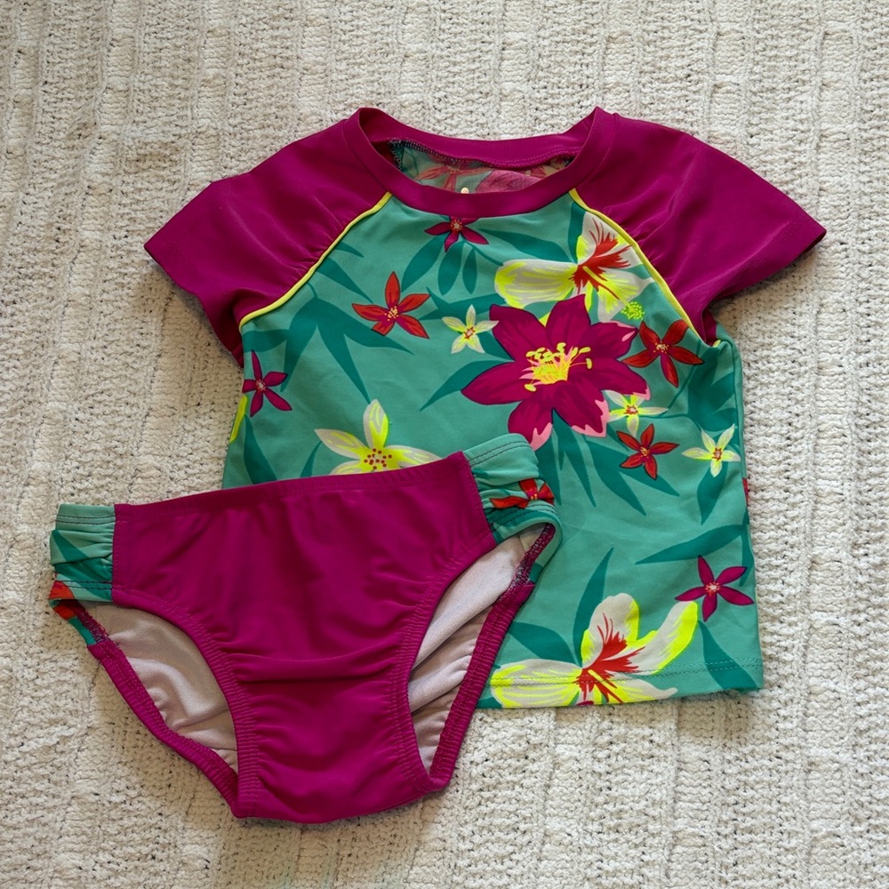 Circo Tropical 18 Months Two Piece Swimsuit with Rashguard
